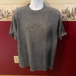 Harley-Davidson Gray Washed Short Sleeve Graphic Tee